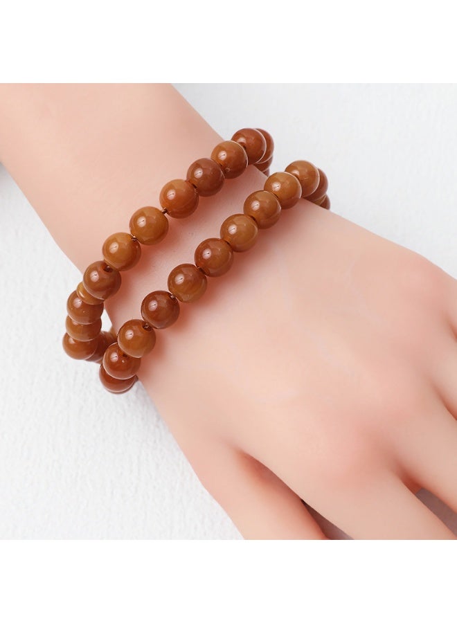 NIBEMINENT 45 Muslim Prayer Beads Light Brown/10mm