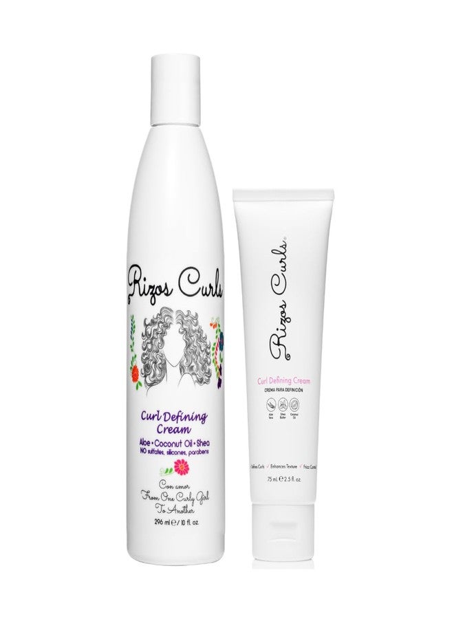Rizos Curls Curl Defining Cream, Full Size & Travel Size Bundle - Image 1