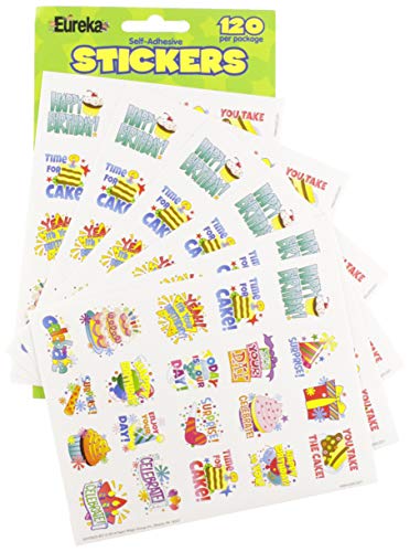 Eureka Birthday Stickers, Theme (655062) - Image 3