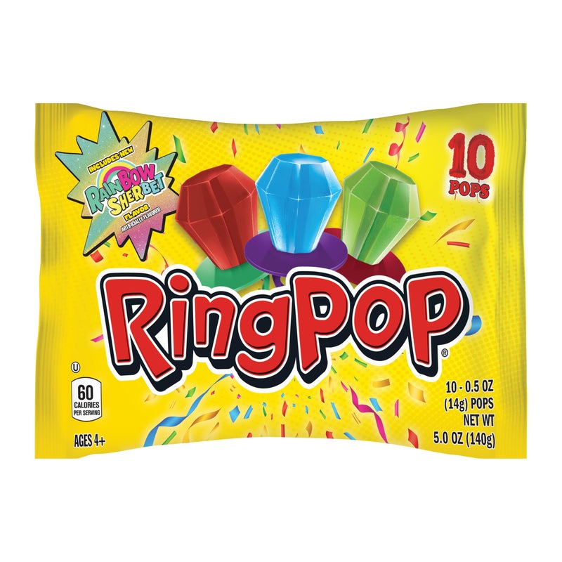 Ring Pop Individually Wrapped Bulk Lollipop Variety Pack  10 Count Lollipop Suckers wAssorted Flavors  Fun Candy for Birthdays and Celebrations - Image 3