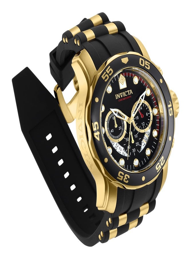 Invicta Mens Quartz Watch, Analog Display and Rubber Strap 6981 - Image 3
