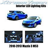 XtremeVision Interior LED for Mazda 3 MS3 Sedan Hatch 20102013 7 Pieces Cool White Interior LED Kit Installation Tool