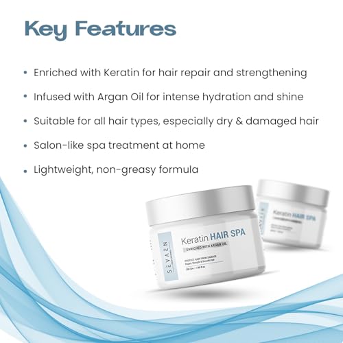 Sevaen Keratin Shampoo And Hair Spa Cream,For Frizz-Free hair up to 72 hours & Salon-like smooth at home.Combo Pack - Image 3
