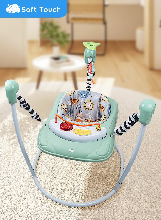Soft Touch Baby Jumper and Bouncer Infant Activity Center with Music, Lights & Sounds 360 Degree Jumper for Girls and Boys 6 Months+ - Image 1