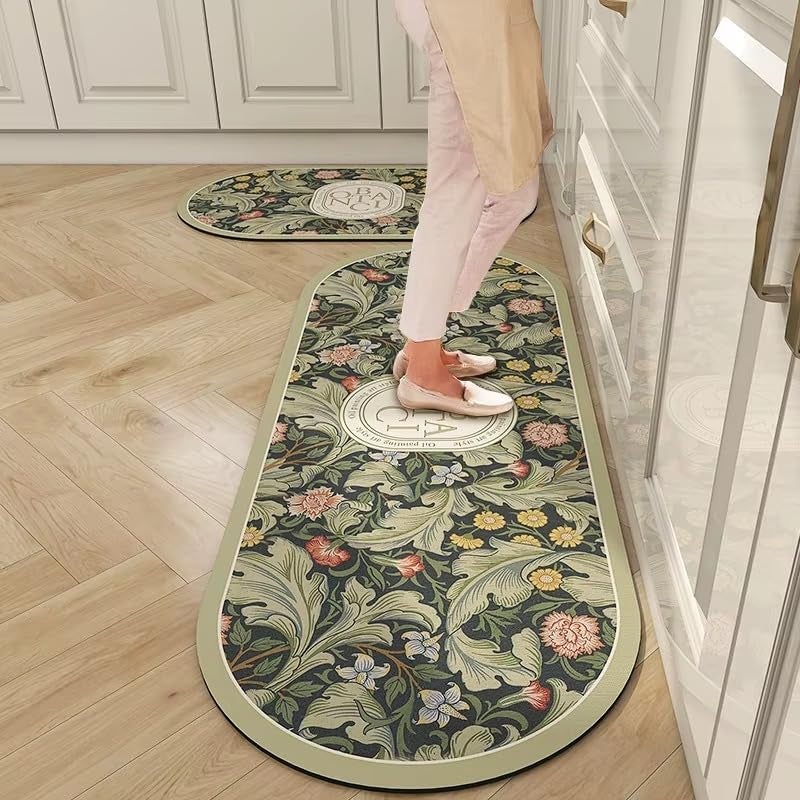 proxin Non-Slip Rubber Kitchen Mat - 2-Piece Waterproof Thick Cushion for Enhanced Grip, High Absorption, Suitable for Automotive or Gym Equipment, Large and Small Sizes for Versatile Use (Colour 5) - Image 5