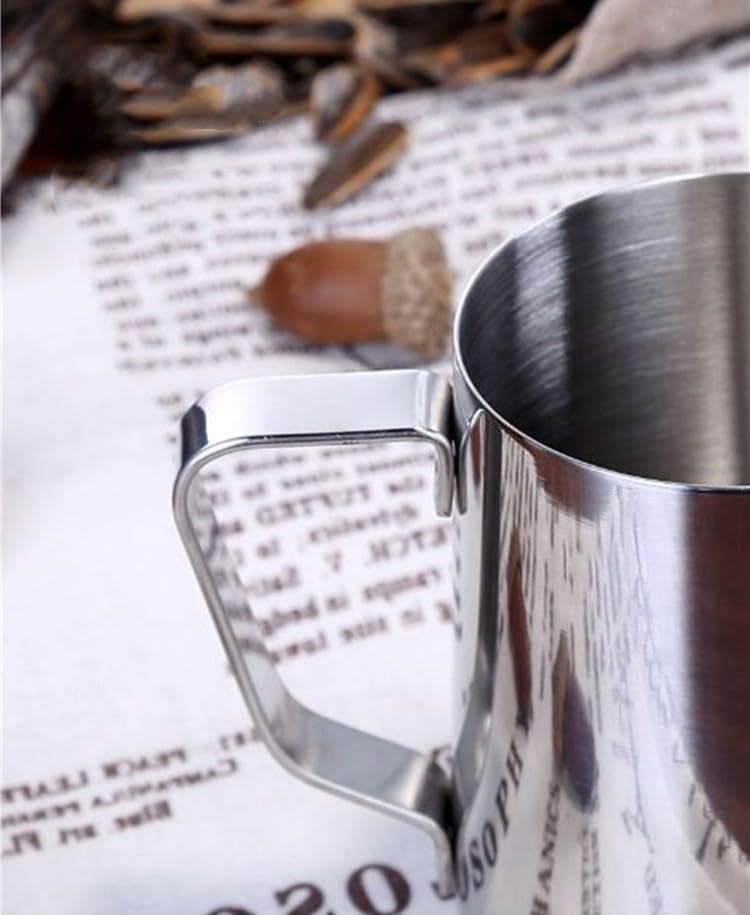 THW® Stainless Steel Milk Frothing Latte Pourer Cappuccino Coffee Jug, 2000 ml (2 litres) - Dishwasher Safe, Durable, Perfect for Home and Restaurant Use - Image 5