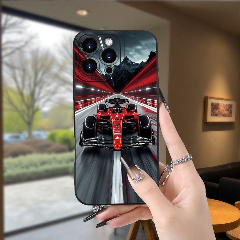 Matte Black Shockproof Slip Resistant Sports Phone Case With Cool Print High End Feel For iPhone XS - Image 2