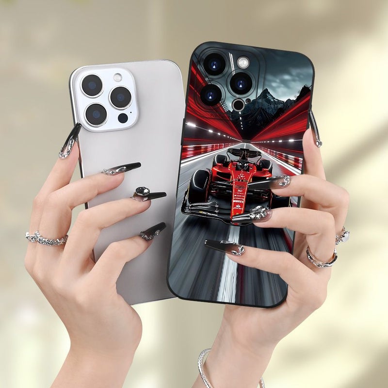Matte Black Shockproof Slip Resistant Sports Phone Case With Cool Print High End Feel For iPhone XS - Image 4