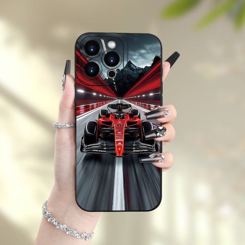 Matte Black Shockproof Slip Resistant Sports Phone Case With Cool Print High End Feel For iPhone XS - Image 3