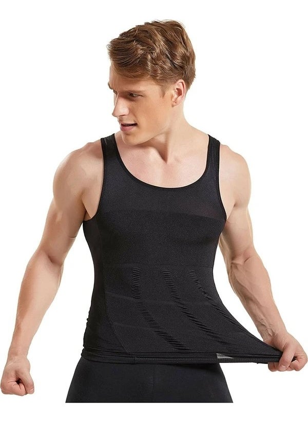 Mistirik Mystical Men's Athlete Corset That Tightens and Slims Your 5 Different Areas, Black Color  - Image 5