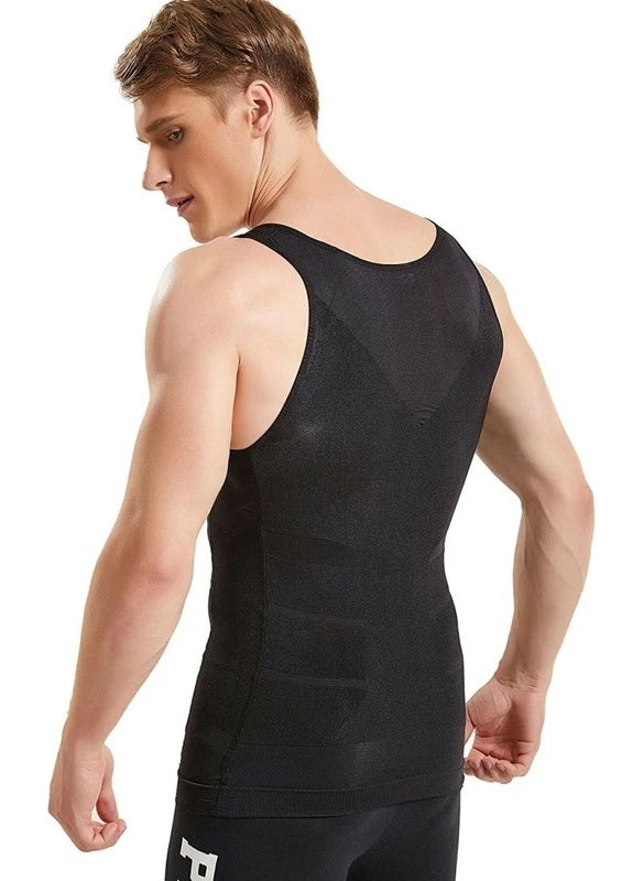 Mistirik Mystical Men's Athlete Corset That Tightens and Slims Your 5 Different Areas, Black Color  - Image 2