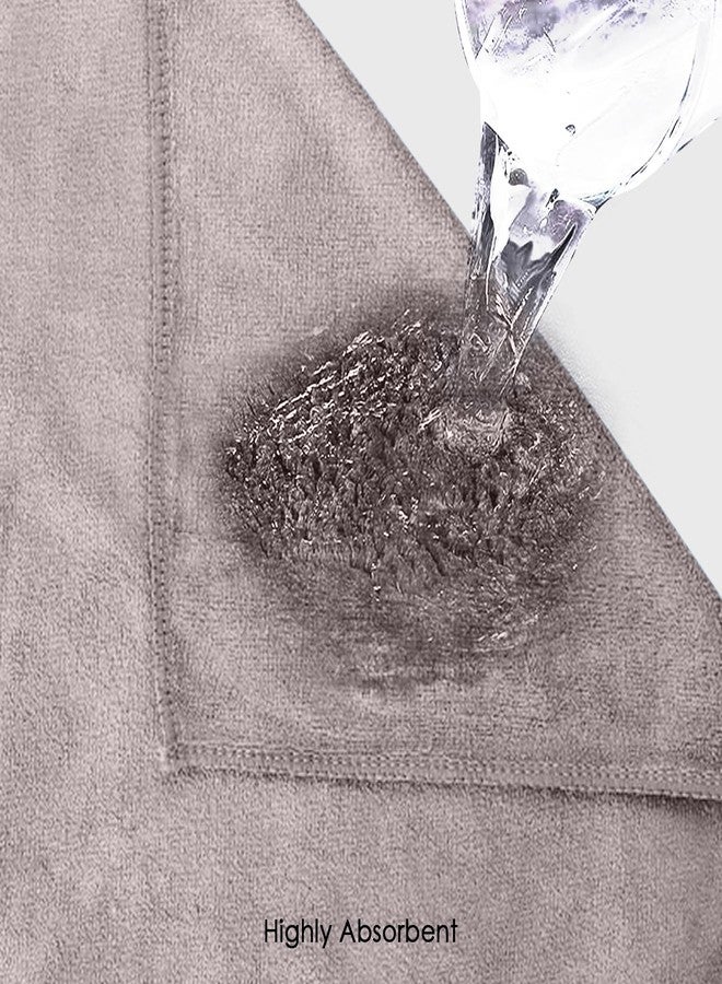 HOUSSE Premium Hand Towel | Microfiber | Super Soft & Quick Dry | Home, Gym, Yoga, Fitness & Weight Lifting | Ultra Absorbent | 450GSM, 60x40cm [6-Pack] (Luxurious Mocha) - Image 5