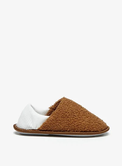 LBL by Shoexpress Boys Textured Slip On Bedroom Shoes By Shoexpress