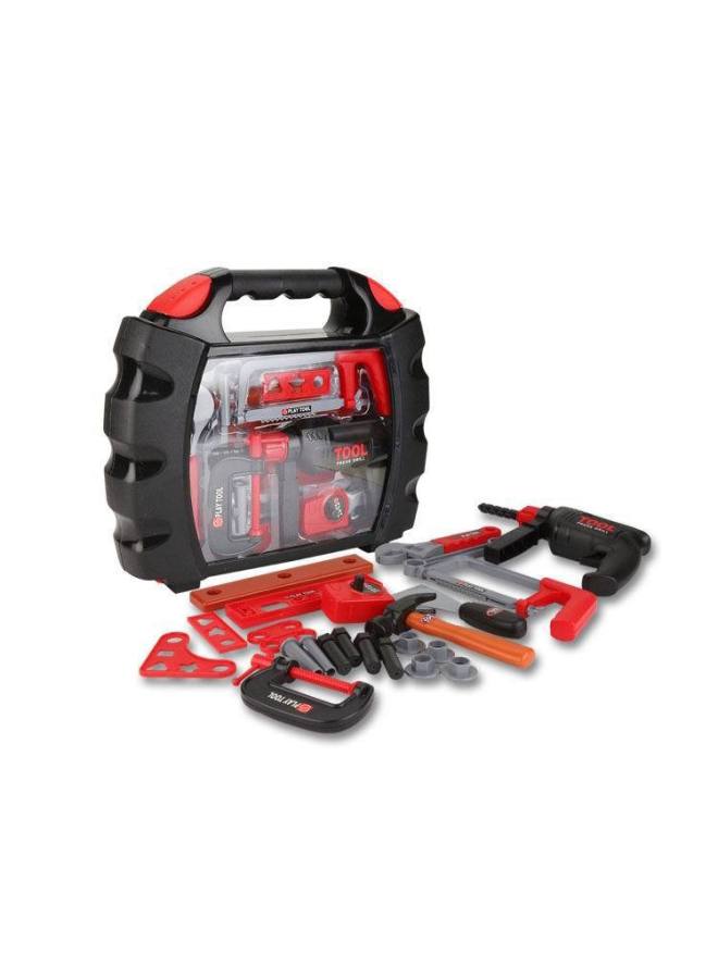 【Meng Xiaodi】 Boys Simulation Maintenance Electric Inertia Tools Pocket Set Manufacturers Directly Supply Play Toys-Color:18PCs Tool Set - Image 3