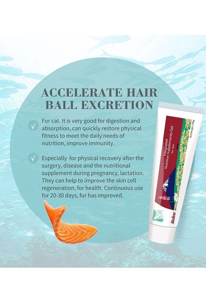 بايولاين جل المكملات الغذائية للقطط 100 جرام - Image 3