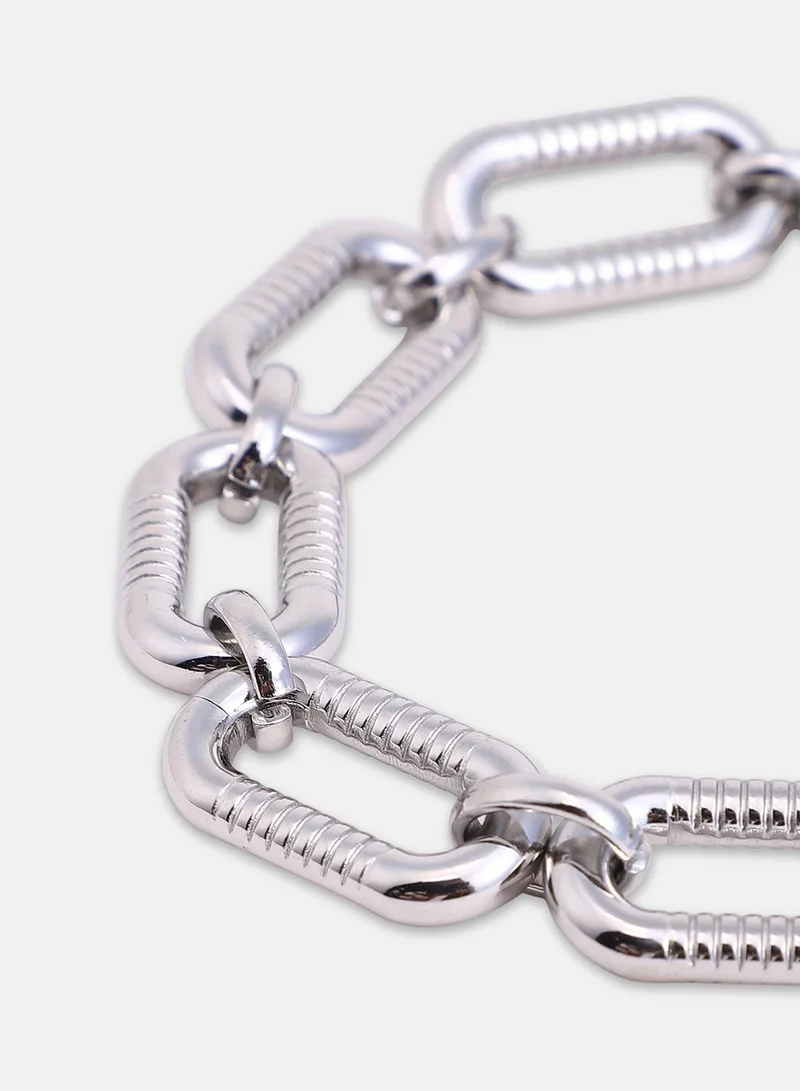 SOHI Link Chain Artificial Bracelet Jewellery