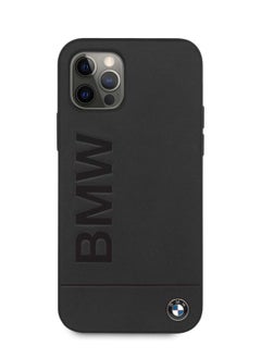 BMW iPhone 12 / 12 Pro Leather Case CG Mobile BMW Leather Case - Balck  - Image 1