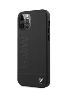 BMW iPhone 12 / 12 Pro Leather Case CG Mobile BMW Leather Case - Balck  - Image 3