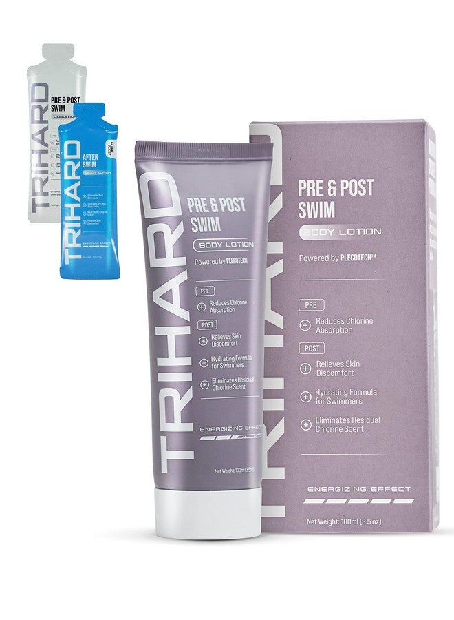 TRIHARD Rihard Pre & Post Swim Body Lotion Post And Pre Swim Lotion For Chlorine Skin Protection Barrier Cream Antichlorine Lotion For Swimmers After Swim Shea Moisture Red Algae Dead Sea Salts - Image 2