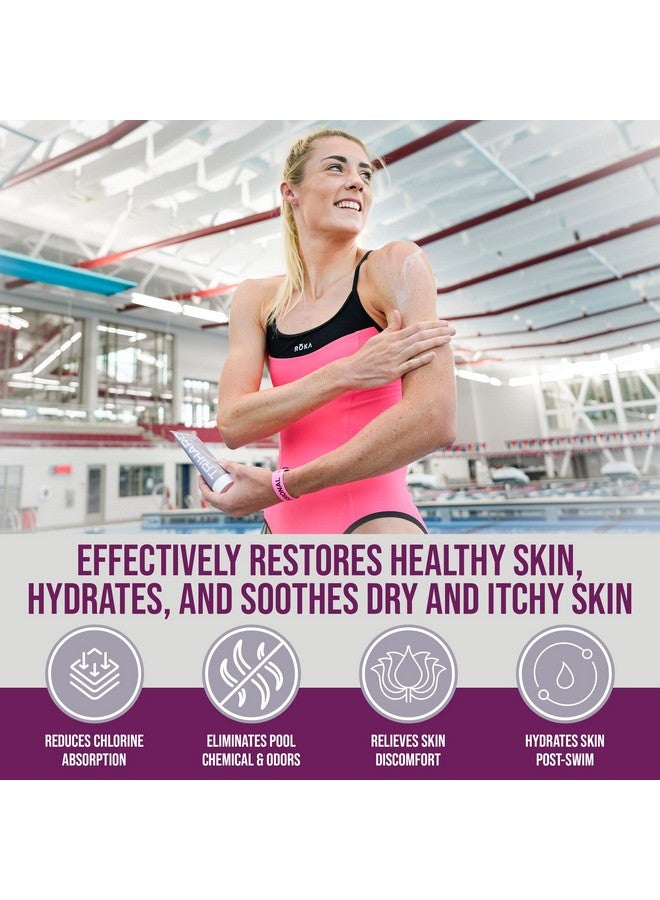 TRIHARD Rihard Pre & Post Swim Body Lotion Post And Pre Swim Lotion For Chlorine Skin Protection Barrier Cream Antichlorine Lotion For Swimmers After Swim Shea Moisture Red Algae Dead Sea Salts - Image 3