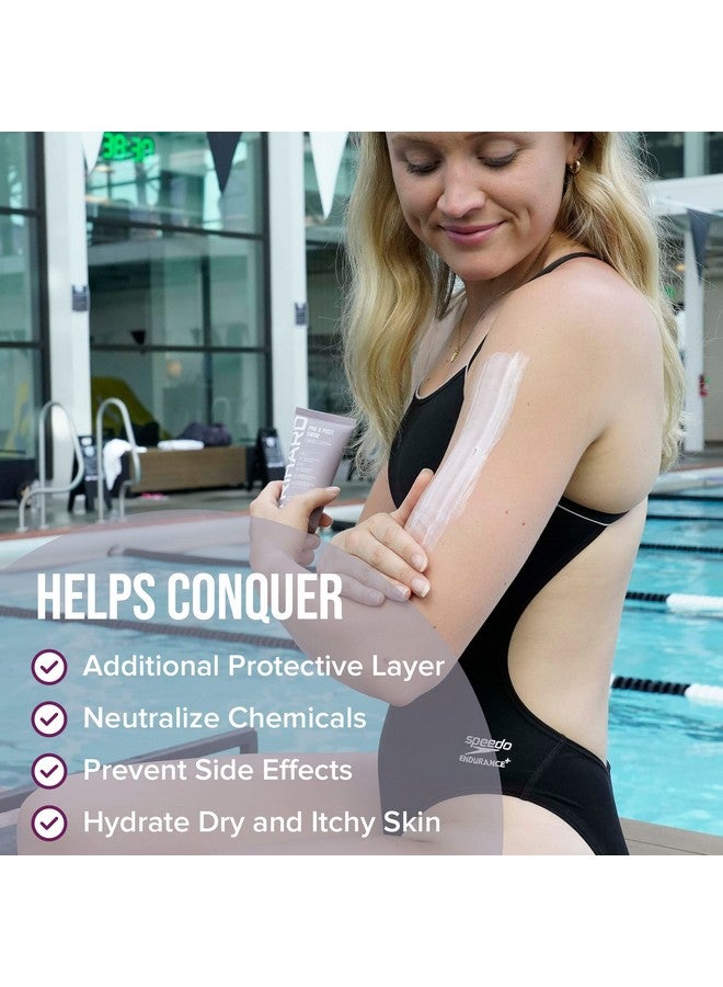 TRIHARD Rihard Pre & Post Swim Body Lotion Post And Pre Swim Lotion For Chlorine Skin Protection Barrier Cream Antichlorine Lotion For Swimmers After Swim Shea Moisture Red Algae Dead Sea Salts - Image 5