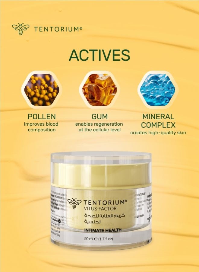 Tentorium Vitus Factor Natural Skincare Cream with Minerals & Vitamins – Hydrating Cream for Dry Skin - Image 4