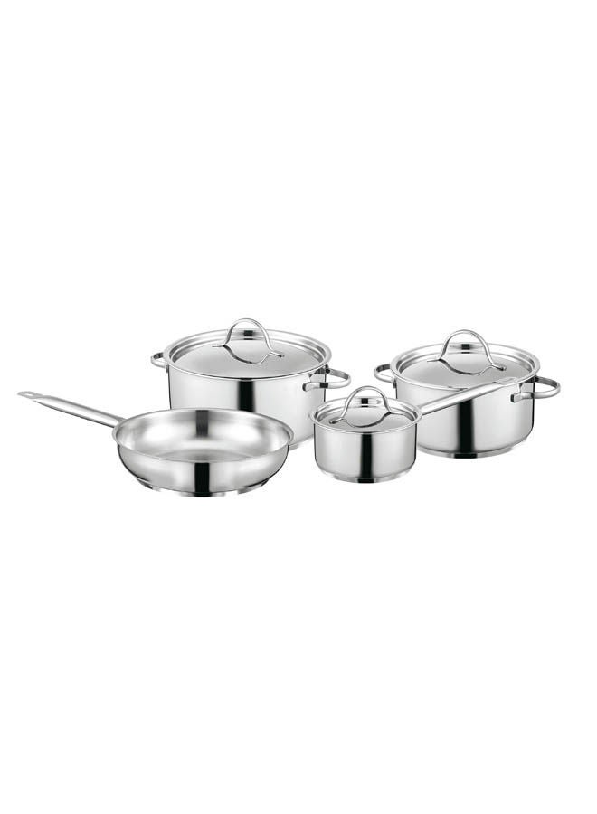 Berghoff 7-Piece Cookware Set Comfort(1xCovered Saucepan, 1xCovered Casserole, 1xCovered Stockpot, 1xFrying Pan, 3xLid)
