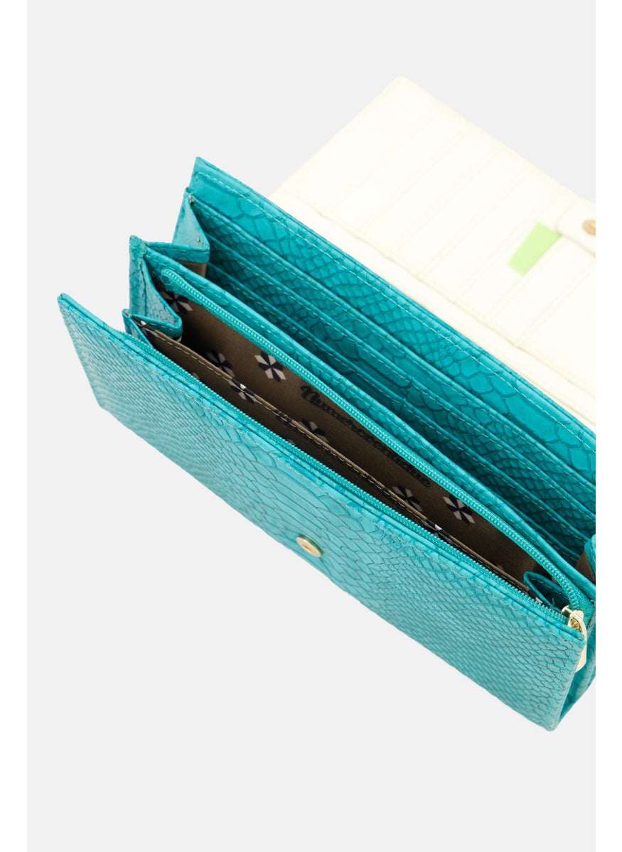 Women Snakeskin Studded Mini Cross Body Bag 13 H x 19 L x 4 W cm, Turquoise - pzsku/Z66EEDE3B7D4587479075Z/45/_/1740492951/aae3ae62-4f0b-47a3-8542-236fb10675b7