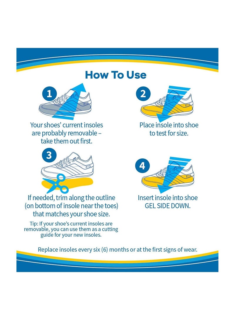 Dr. Scholl's Dr. Scholl’s MEMORY FIT Insoles Massaging Gel Advanced Women 6-10  - Image 4