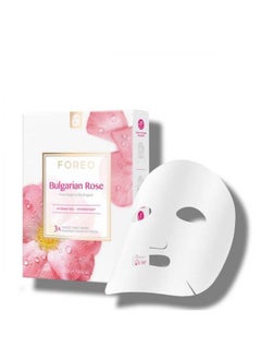 FOREO FOREO Bulgarian Rose Moisture-Boosting Sheet Face Mask (3 Pack) 