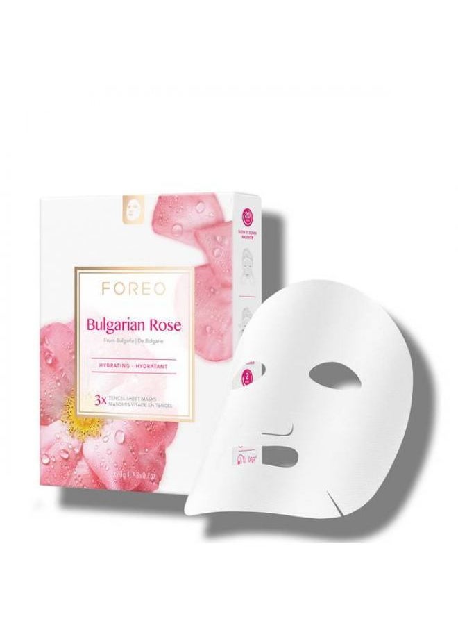 FOREO - FOREO Bulgarian Rose Moisture-Boosting Sheet Face Mask (3 Pack) - Image 1