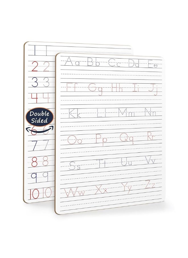 Scribbledo Scribbledo Dry Erase Handwriting Practice for Kids 9 x 12 inch Alphabet Tracing Board Whiteboard Letter Tracing for Kids Ages 3-5 Write and Wipe Alphabet Practice Cards Letters Writing Board  - Image 1