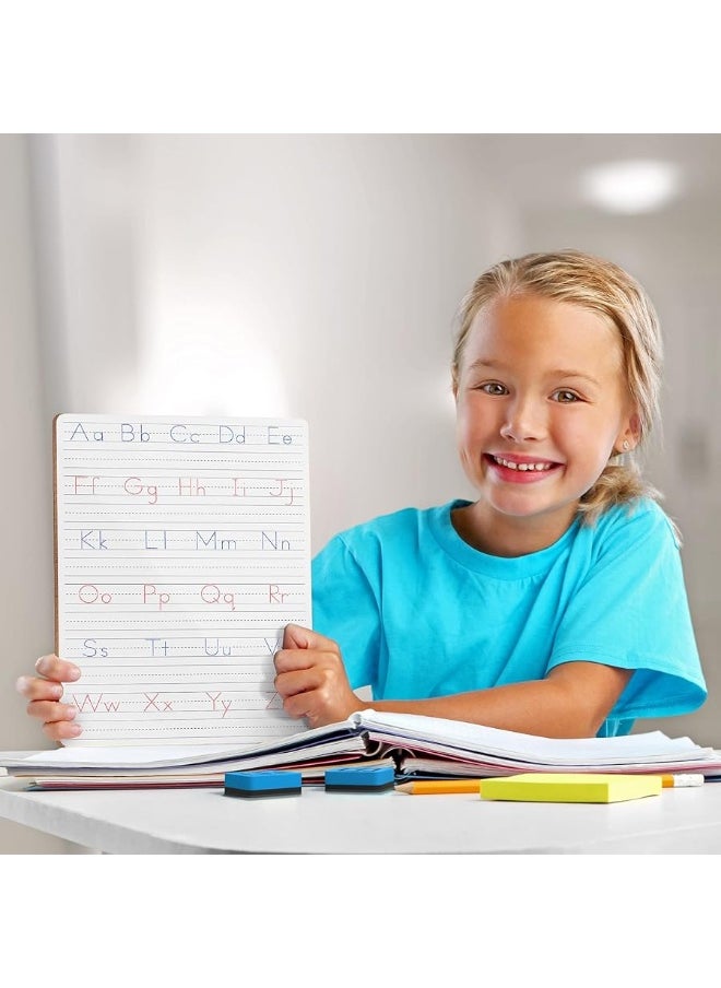 Scribbledo Scribbledo Dry Erase Handwriting Practice for Kids 9 x 12 inch Alphabet Tracing Board Whiteboard Letter Tracing for Kids Ages 3-5 Write and Wipe Alphabet Practice Cards Letters Writing Board  - Image 2