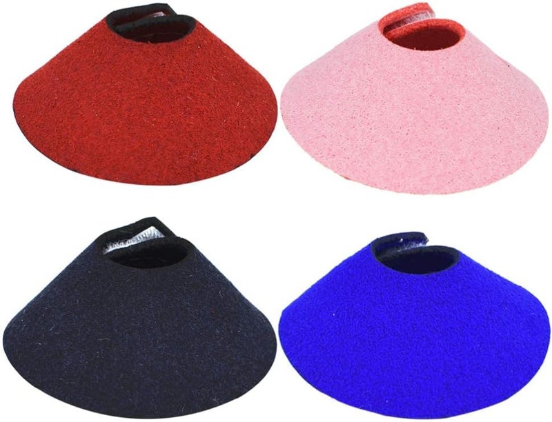 Pet Recovery Collars for Small Birds, 4 Pcs Adjustable Anti-Scratch Neck Rings for Parrots, Soft Comfortable Collars, Ideal for Grooming, Wound Healing, and Medical Care - Image 1