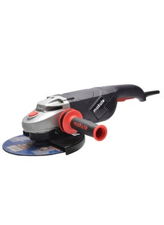 makute Angle Grinder, 2400W Motor, 180/230mm Drill Chuck, 6000 RPM, Variable Speed Control, Forward/Reverse Operation, 360° Adjustable Handle, Soft Grip for Comfort, AG026  - Image 1