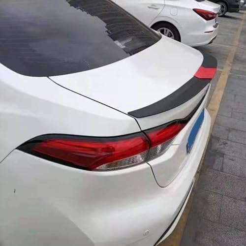 AutoBizarre Car Rear Trunk Tail Wing Adjustable Spoiler 3 Pcs Set ABS Plastic Black-Red Trunk Lid Spoiler Universal for All Cars - Image 4