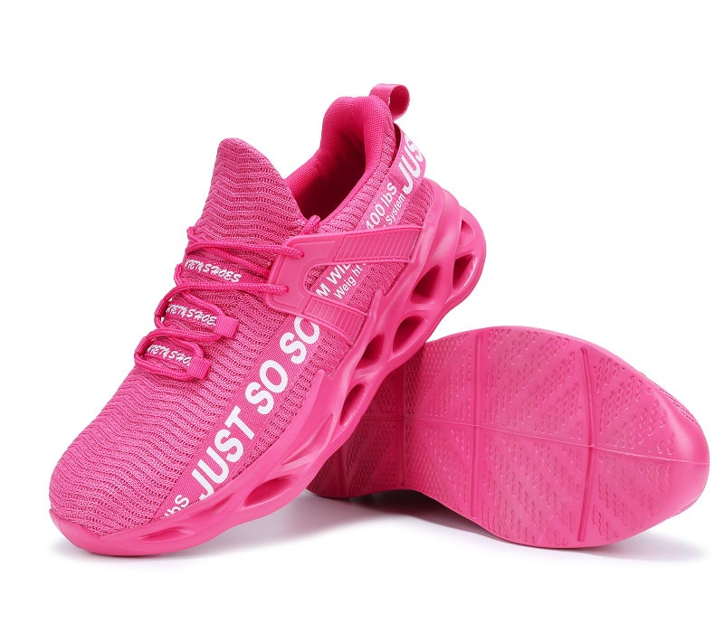 Furuian Steel Toe Shoes for Women Men Lightweight Slip On Safety Work Shoes Comfortable Steel Toe Sneakers Pink - Image 4