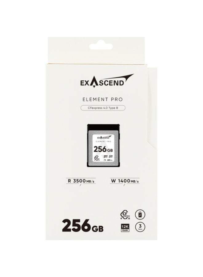 Exascend 256GB Element Pro CFexpress 4.0 Type B Memory Card - Image 2