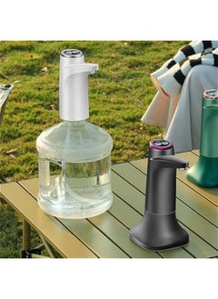 Generic Water Bottle Dispenser, Electric 2 in 1 Universal Drinking Water Bottle Pump Quantitative Dispensing with Detachable Base for 1-5 Gallon Jug,Bedside Office Camping Table Water Dispenser,Black  - Image 1