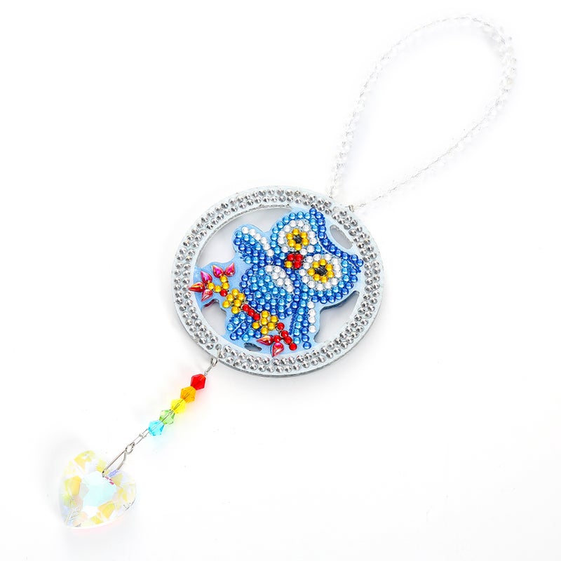 DIY Diamond Painting Crystal Pendant Drill Diamond Embroidery Kit DIY Car Hanging Decoration - Image 4