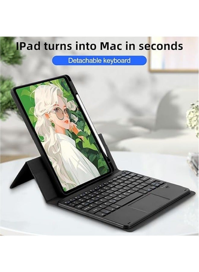 Removable Touched Keyboard Case Compatible with iPad Air 11 Inch 6 Generation 【2024 6th Gen】 Tablet Magic Bluetooth Backlight Holster for M2 - Image 5