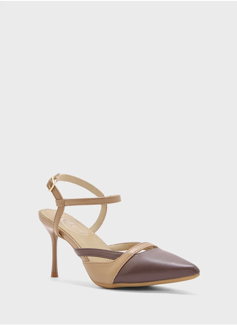 BR High Heel Pointed Pump