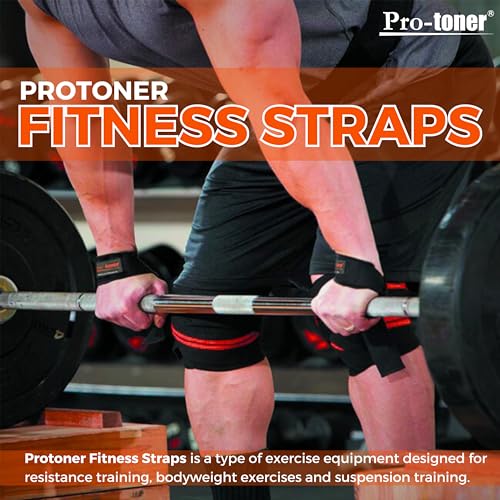 Protoner WTA-06 Weight Straps with Cushioned Wrist Support for Hand bar - Image 2