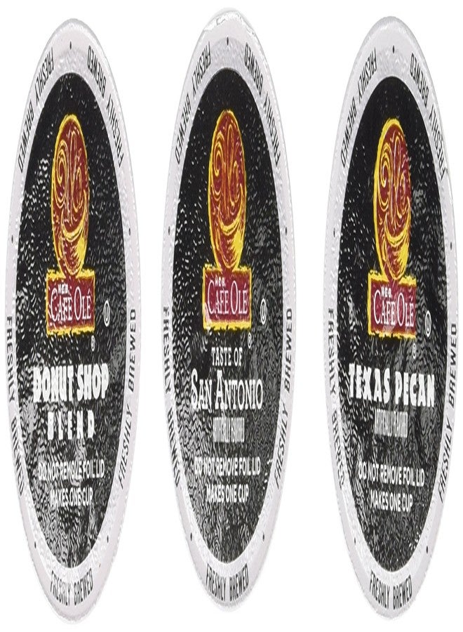 X-Large Box of H.E.B. Cafe Ole Variety Pack (Taste of San Antonio, Texas Pecan & Donut Shop Blend--54 count