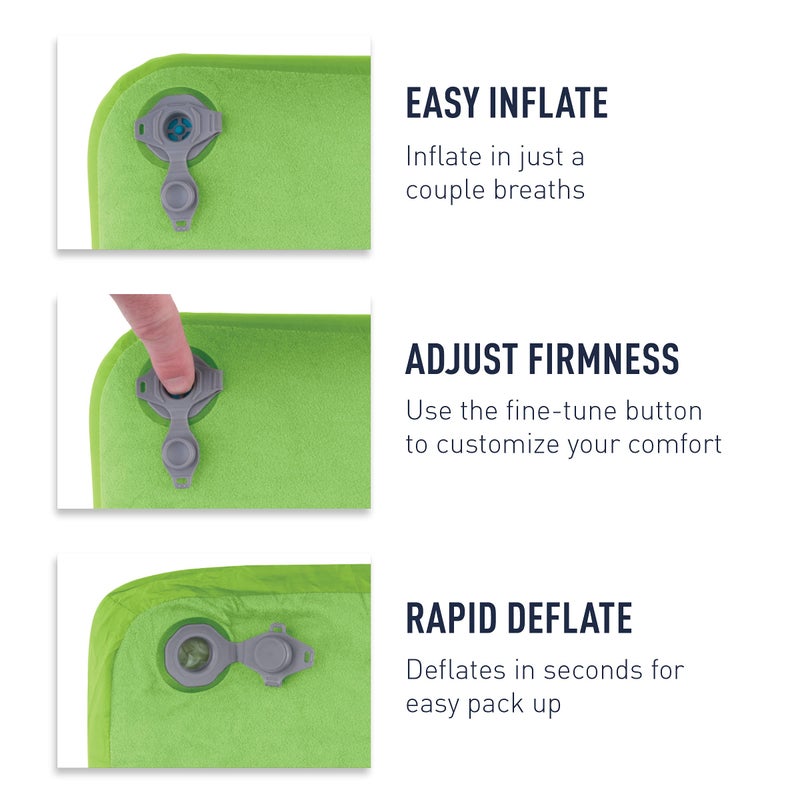 Sea to Summit Aeros Down Inflatable Pillow, Large (16.5 x 11), Grey - Image 4