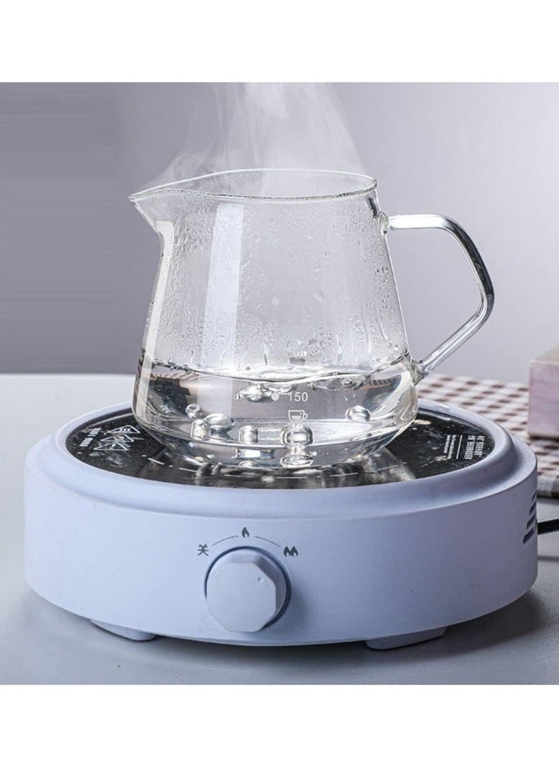 V60 Coffee Server, 600ml Coffee Pot without Lid with Practical Design and Heat-Resistant Handle, Coffee Server 02 Perfect for Dripping and Serving Coffee