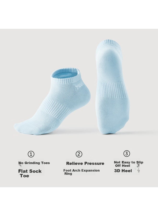 Youkeshu [tea Tree Essential Oil] Men's Summer Socks, 10a Antibacterial Mesh Breathable Anti-pilling Sports Style Versatile Casual Short Socks - Image 3