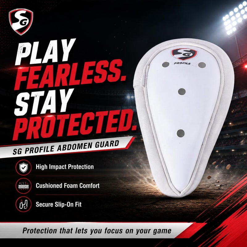 SG Profile A/G Mens | Protective Cricket Abdominal Guard - Size Mens - Image 4