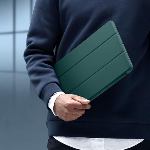 ProElite Case Cover for iPad Air 11" M4/M3/M2 2026/2025/2024, Air 5th/4th Gen 10.9", Smart Flip Case for iPad Air 11/ Air 5/4 Gen with Pencil Holder [Auto Sleep/Wake] with Stylus Pen, Dark Green - Image 4