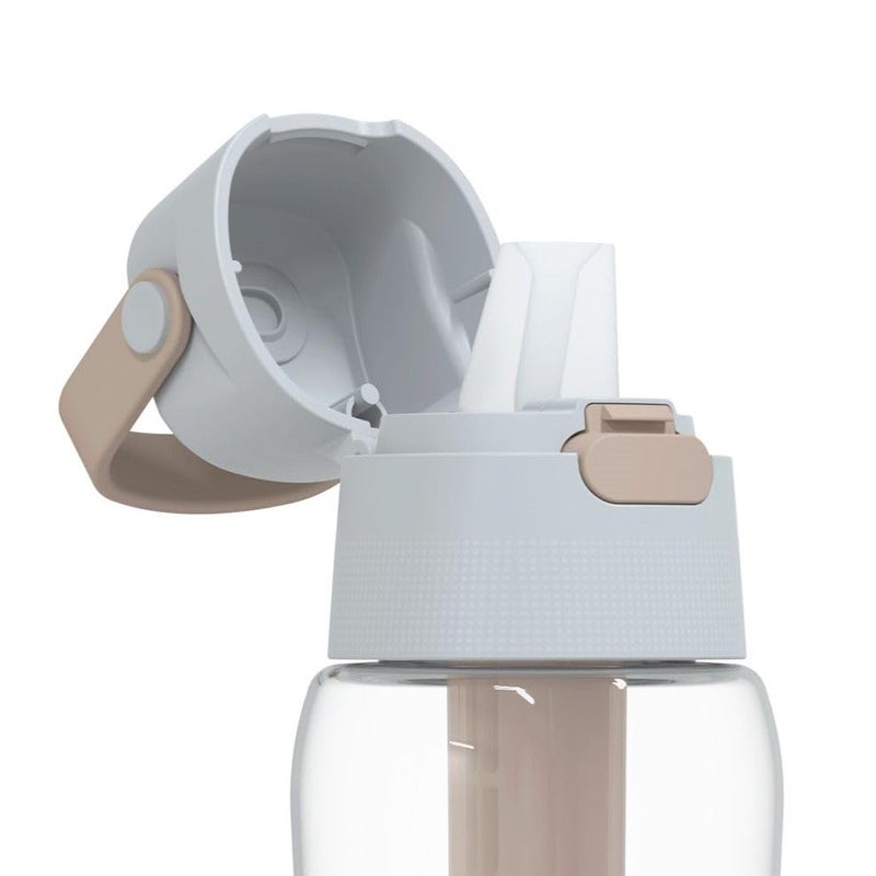 Dafi Water Bottle with Filter & Straw | 24 oz | Clear Filtered Tap Water | Portable Purification Filter Replacement | For Travel Survival Hiking Camping Backpacking | BPA-Free | Made in Europe | Beige - Image 3